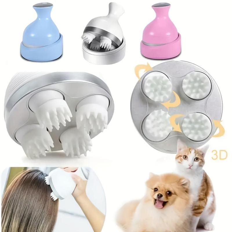 Electric Octopus Head Massager, 1 Box Dragon Grip Massage Kneading Cat Pet Scalp Massager, Personal Care Appliances for Home & Travel