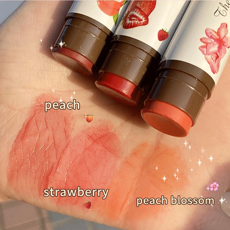 Peach Moisturizing Lip Balm, Waterproof Long-lasting Nourishing Lipstick, Color Changing Lip Care Lipstick, Lip Makeup Product for Women