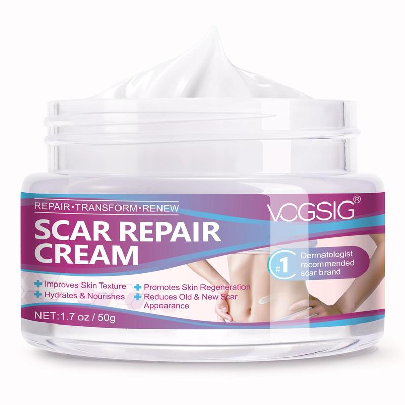 Scar Cream, Moisturizing Body Cream, Hydrating Body Lotion for Women & Men, Smoothes Skin Texture, Skin Care Product for Daily Use