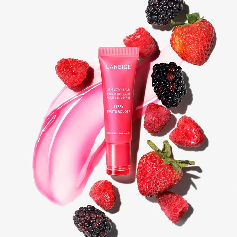 LANEIGE Lip Glowy Balm Hydrate, Glossy, Lightweight, Visturize & Tint with Shea Butter