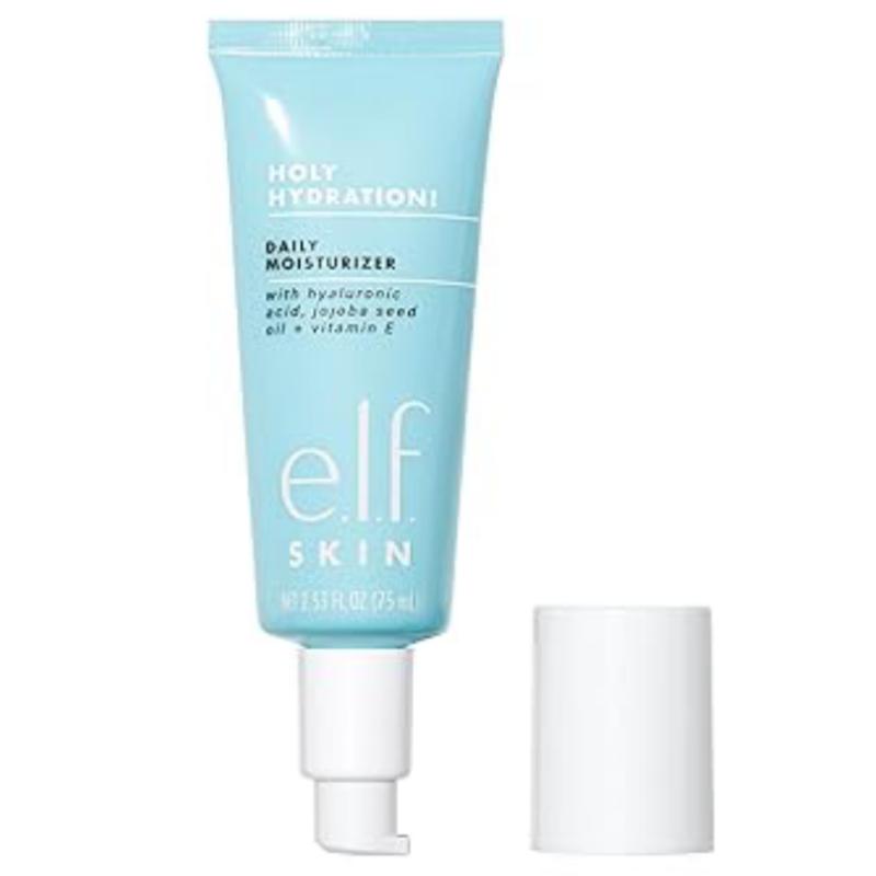 e.l.f. SKIN Daily Hydration Moisturizer, Ultra-Hydrating Formula, Infused with Aloe, Jojoba Oil & Shea Butter, Vegan & Cruelty-Free Skincare Moisture