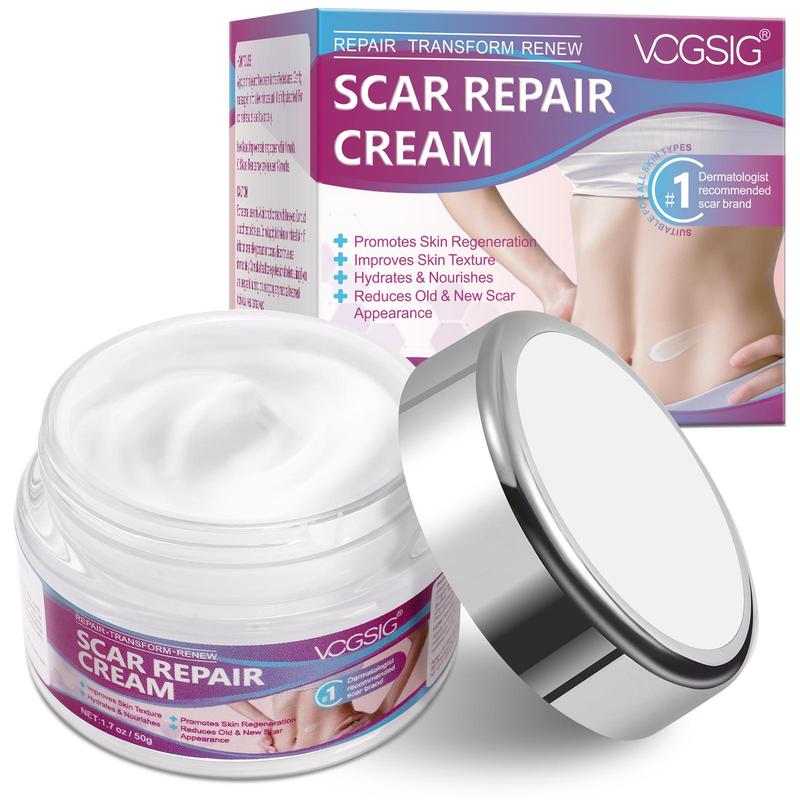 Scar Cream, Moisturizing Body Cream, Hydrating Body Lotion for Women & Men, Smoothes Skin Texture, Skin Care Product for Daily Use