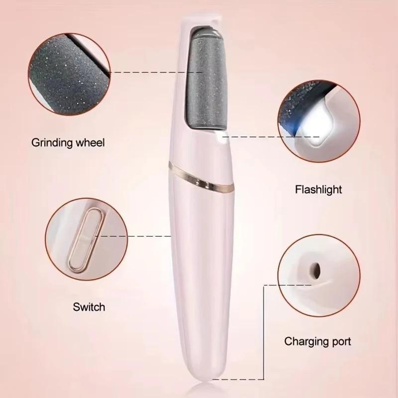 Electric Foot Grinder Automatic Foot Callus Rubbing Pedicure Dead Skin Callus Remover for Foot Rechargeable Foot Beauty Machine