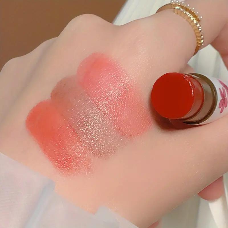 Peach Moisturizing Lip Balm, Waterproof Long-lasting Nourishing Lipstick, Color Changing Lip Care Lipstick, Lip Makeup Product for Women