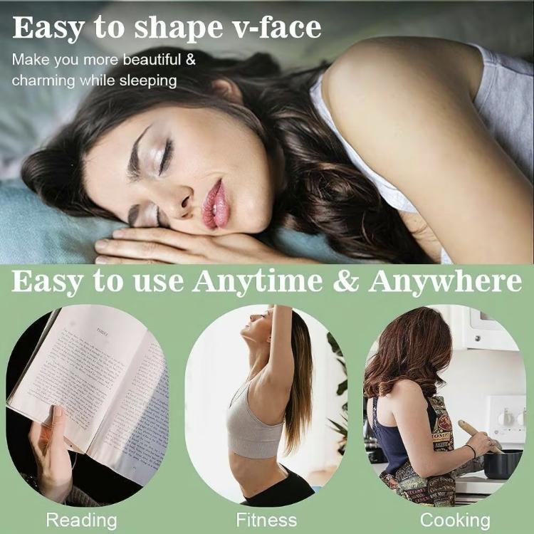 Reusable V Line Mask ,Facial Slimming Strap, Double Chin Reducer ,Chin Up Mask ,Face Lifting Belt V Shaped Slimming Face Mask Improve Facial Puffiness,Tighten Facial Contours for Sagging skin care products korean skin care beauty tool korean  facemask