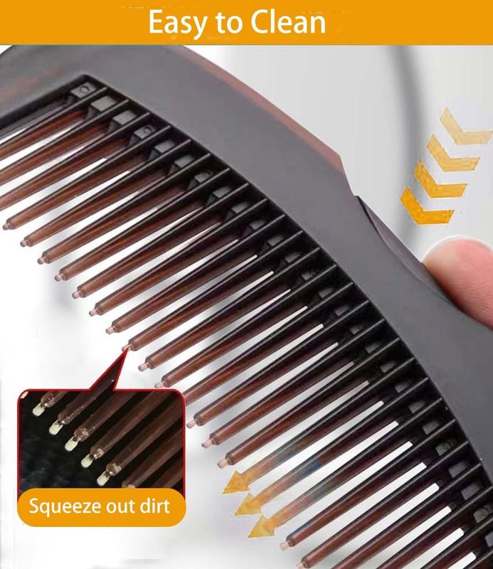 Anti-dandruff comb, stainless steel fine tooth comb, scalp psoriasis comb, anti-dandruff comb, scalp anti-poison comb, lice comb, multi-functional scalp massage comb, female, male, small gift