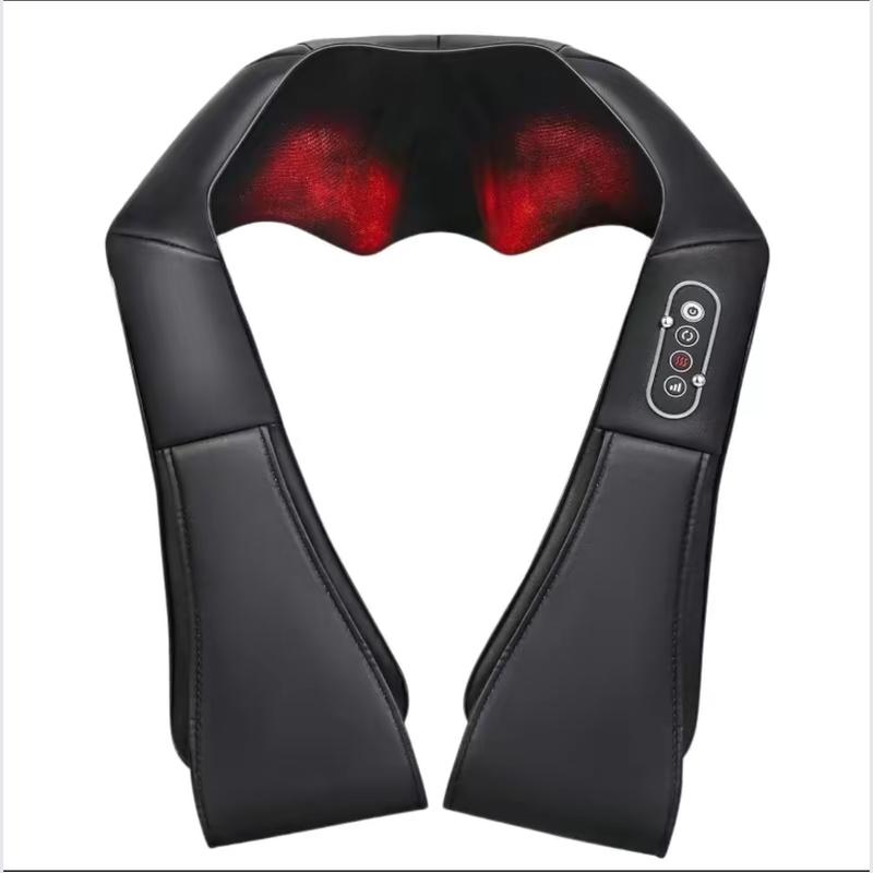 Shiatsu Neck and Back Massager with Soothing Heat, Masgre Electric Deep Tissue 3D Kneading Massage Pillow for Shoulder, Leg, Body Muscle Pain Relief, Home, Office, and Car Use