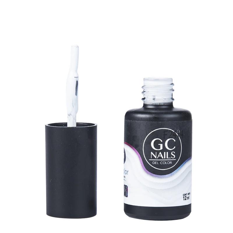 Gc Nails Snow White Gel Polish #001 12ml - Long-Lasting Nail Color