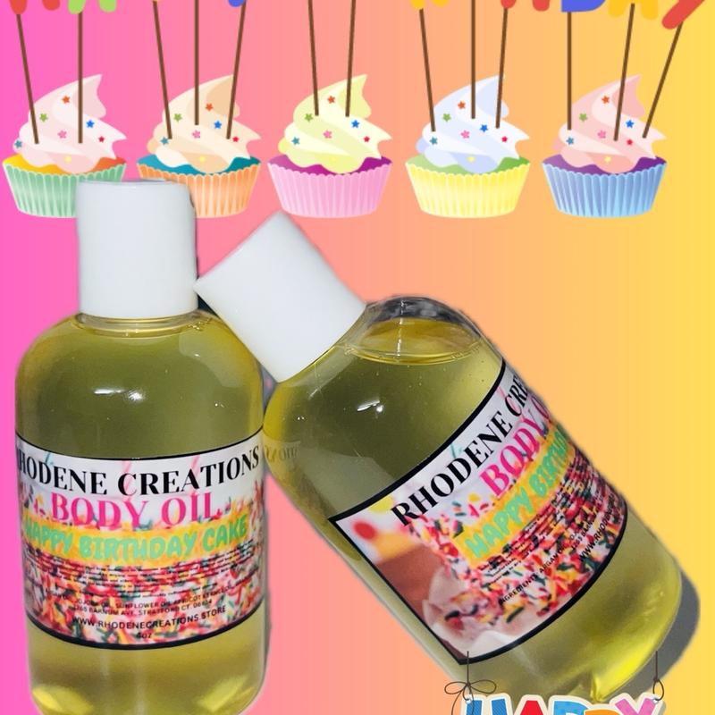 HAPPY BIRTHDAY CAKE BODY OIL