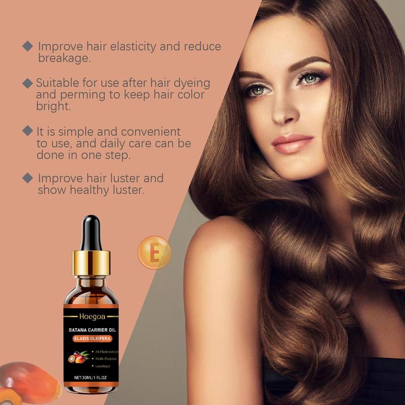 Batana Oil Hair Care Serum, 2 Counts Nourishing & Moisturizing Hair Oil, Hair Care & Styling Product for Men & Women