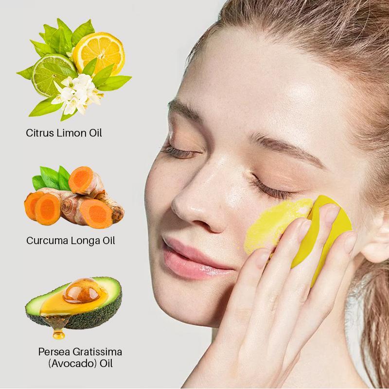 3 Pcs Turmeric Wash and Care Three Piece Set, Turmeric Tablets, Turmeric Cleansing Mousse, Turmeric Soap Facial Cleansing Skincare Facial Cleansing Cleanser Comfort Facial Wash