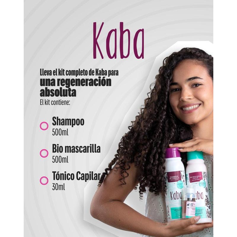 Kaba Hair Repair and Growth Kit | Hair Tonic, Onion Shampoo and Biomask