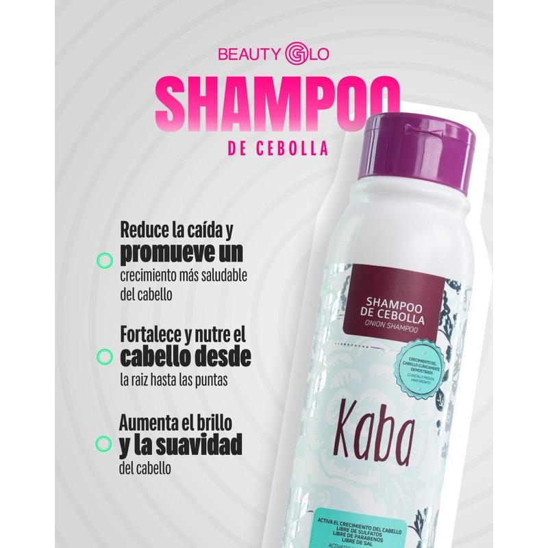 Kaba Hair Repair and Growth Kit | Hair Tonic, Onion Shampoo and Biomask