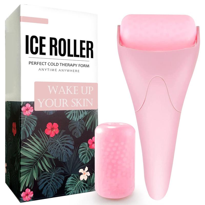 Amazing Ice Roller Face! Suitable for All Skin Types. This Facial Tool is Perfect for Relieving Eye Puffiness, Migraine Pain, Minor Injuries, and even Reducing Wrinkles. A Wonderful Women's Gift Option.