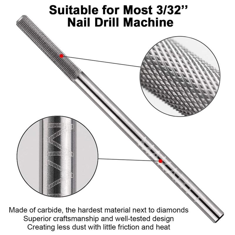 Makartt Carbide Cuticle Nail Drill Bit - 3 32