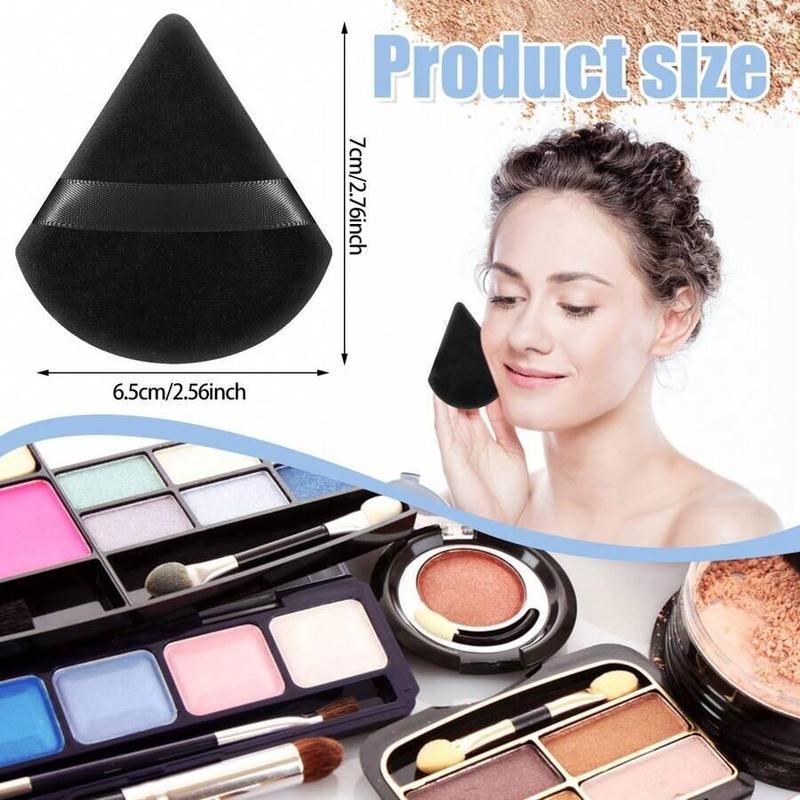 Triangle Shaped Makeup Puff (50pcs), Soft Makeup Sponge Suitable for All Skin Types, Professional Makeup Tools for Women & Girls