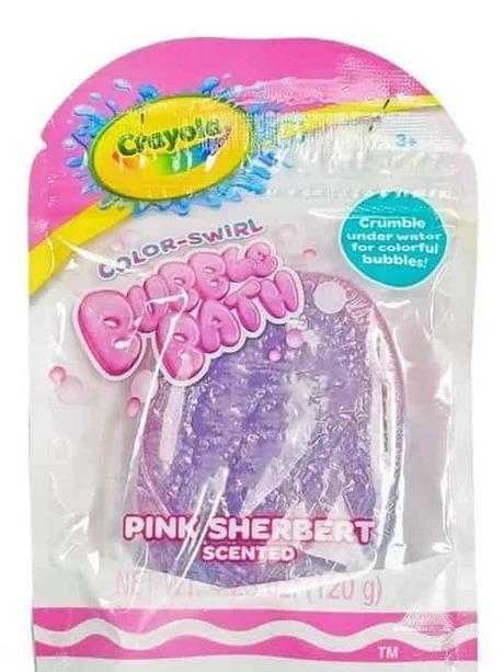 Crayola Bubble Burst Bars - Laser Lemon & Pink Sherbert Magic, Bubble Bath Bars soap Body Care Pack, Stocking Stuffer