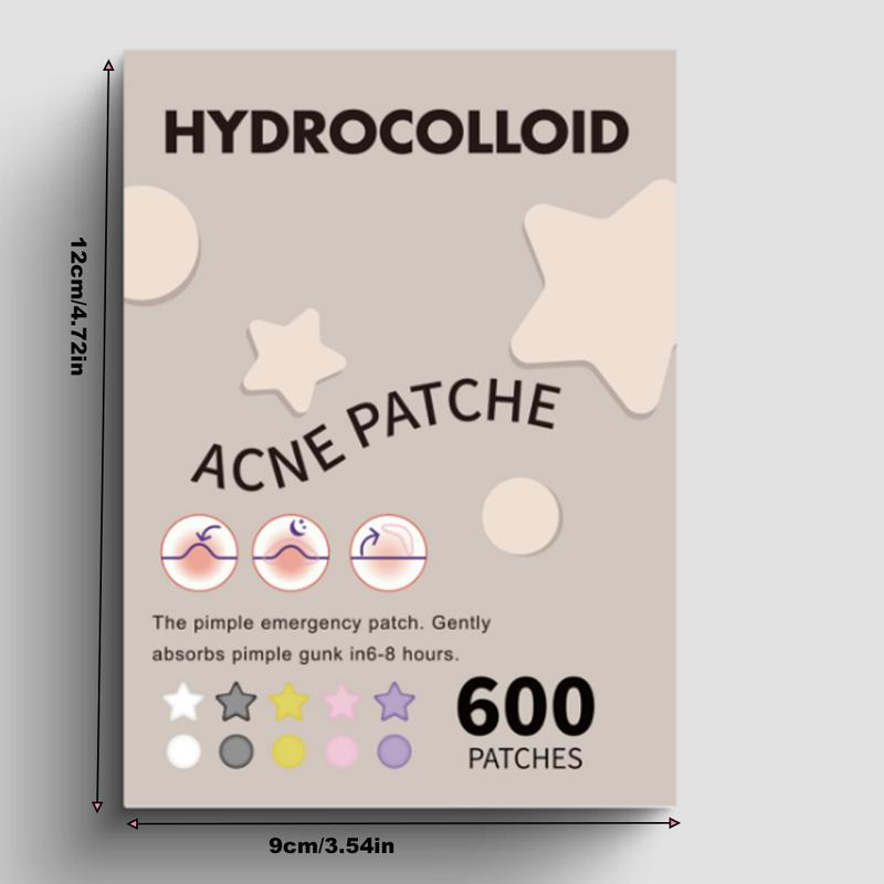 Acne Spot Patches, Hydrocolloid Acne Pimple Patch, Comfort Invisible Acne Spot Patches, Skin Tag  Hydrocolloid Pimple Patch for Blemish, Zits, Spots water gel