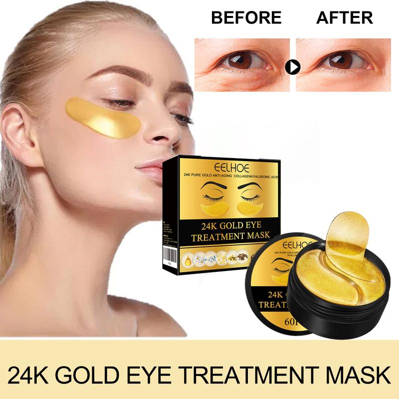 2024 24K gold eye patch, tightening eye bags and fine line eye care moisturizing eye patch