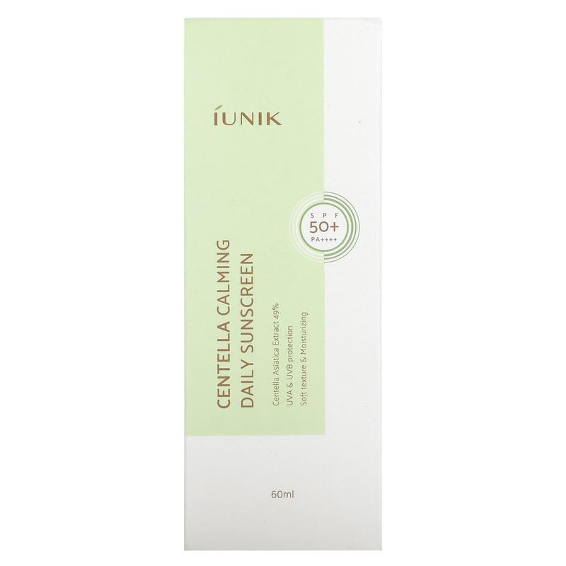 iUNIK Centella Calming Daily Sunscreen, SPF 50+ PA++++, 60 ml