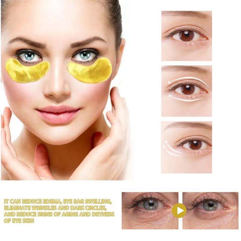 2024 24K gold eye patch, tightening eye bags and fine line eye care moisturizing eye patch