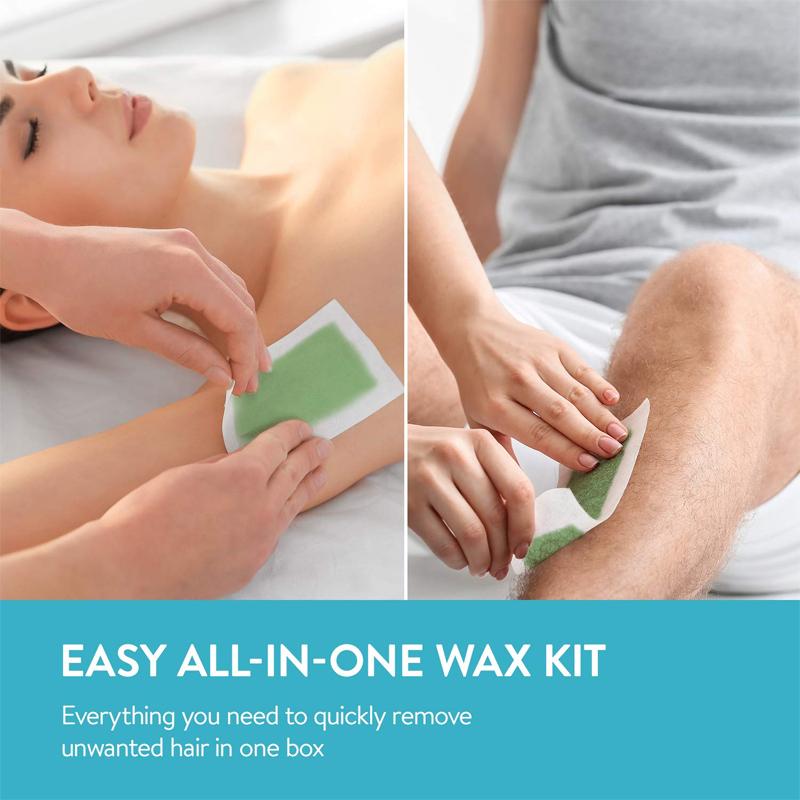 Hair removal wax paper cleaning is painless