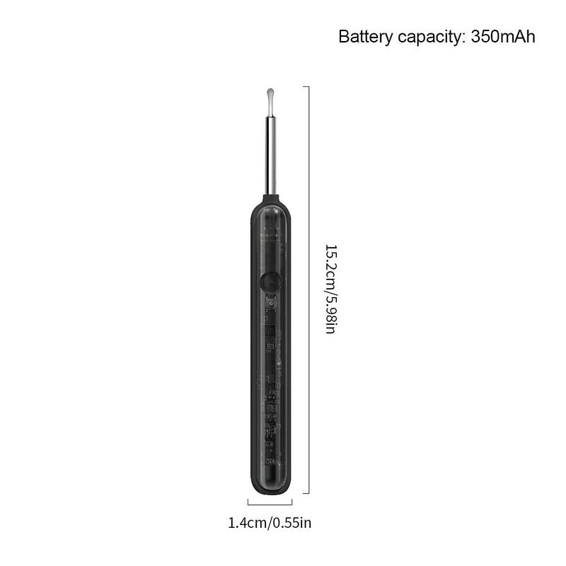 Wireless Ear Endoscope, 1 Box Ear Wax Removal Tool with Camera & Silicone Ear Spoon Sleeves, Ear Cleaning Tool for Women & Men