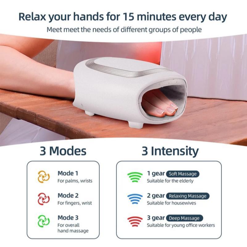 Hand Electric Massager, 1 Box Multifunction Hand Massager Machine, Finger Massage Machine, Hand Finger Massager for Men & Women, Personal Care Appliances for Home & Travel