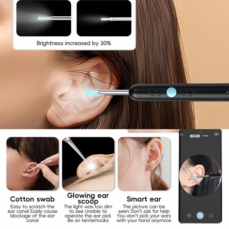 WiFi Visual Ear Cleaner, 1 Box Ear Wax Removal Tool with 500W Pixel Camera & LED Light, Ear Cleaning Tool for Adults & Kids