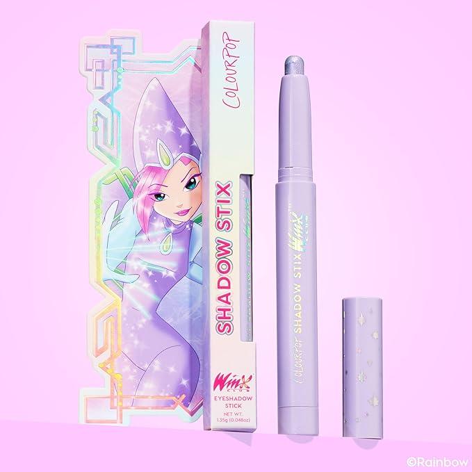 ColourPop Winx Club Shadow Stix - Cream Eyeshadow Stick with Long-Lasting Color - Multi-Use Cream Makeup with a Built-In Sharpener & Precise Tip for Easy Application - Static Sphere (0.05 oz)