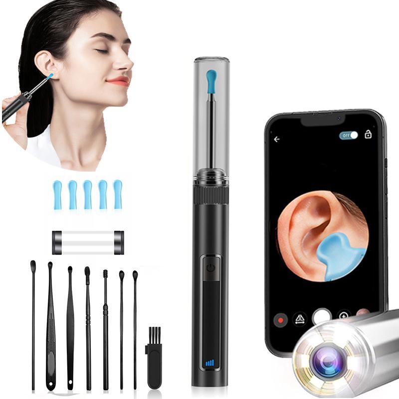 Intelligent Visual Ear Scoop, 1 Box Rechargeable Ear Wax Removal Kit, Ear Cleaning Kit, Ear Wax Removal Tool, Ear Cleaning Tool for Adults, Ear Wax Removal Tool