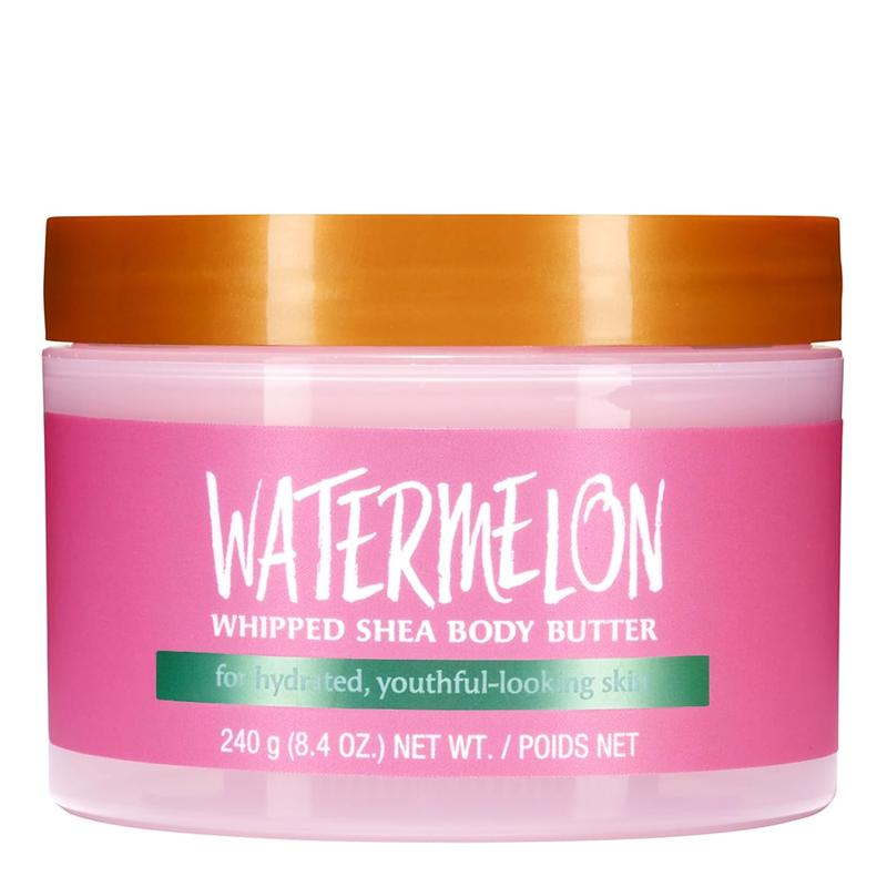 Tree Hut Watermelon Whipped Shea Body Butter, 8.4Oz, Lightweight, Long-Lasting, Hydrating Moisturizer with Natural Shea Butter for Nourishing Essential Body Care Tree Hut