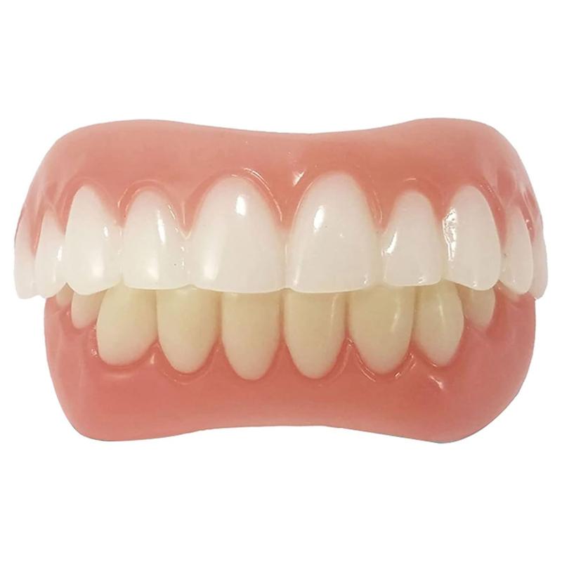 Upper and lower veneers, dentures for men and women, natural color! Repair your smile at home in minutes! DIY Denture