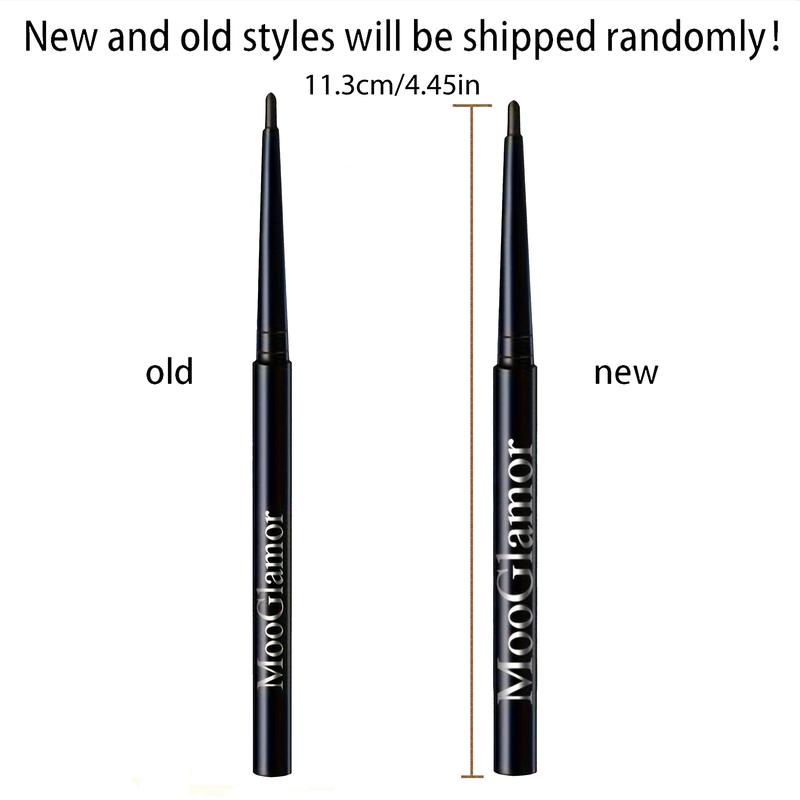 12pcs Black Eyeliner Pencils - Long-Lasting, Waterproof & Sweatproof, Smudge-Proof with Easy Twist Application for Flawless Eye Makeup