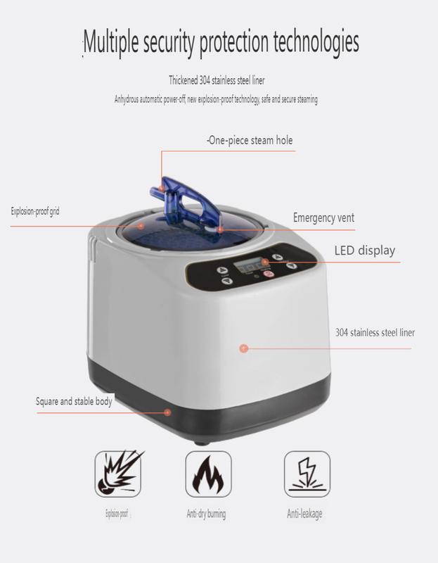 Portable Folding Full size Steam Sauna with 1000W&2.2L steam Generator. Personal Sauna Tent for Relaxation & Spa at home. Fast heating. Folding Steel Rim, it's easy to install, with FCC certification.