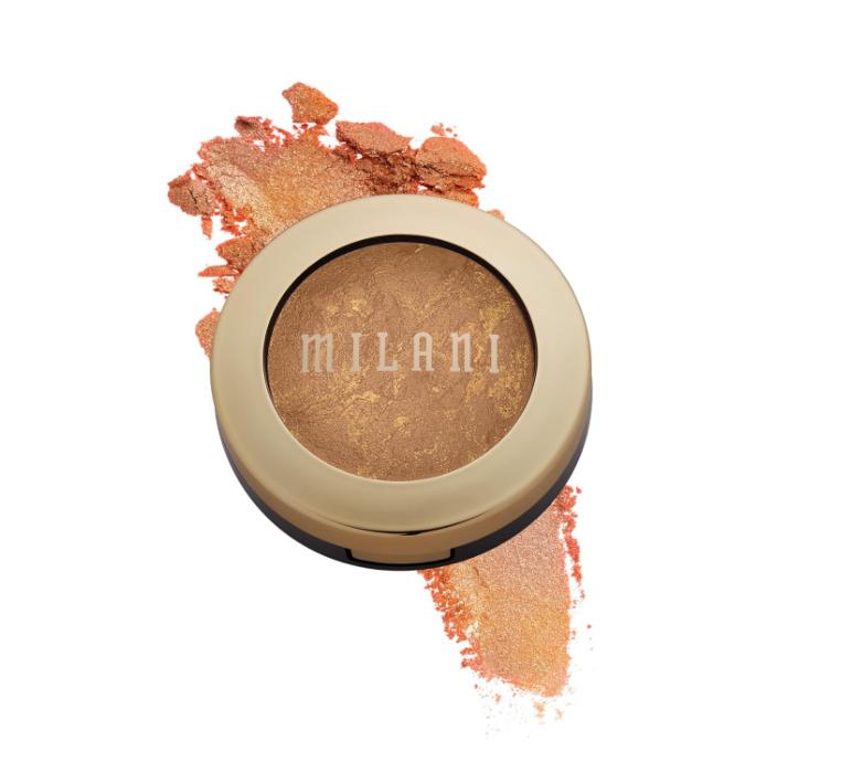 Milani Baked Bronzer - Glow, Cruelty-Free Shimmer Bronzing Powder to Use For Contour Makeup, Highlighters Makeup, Bronzer Makeup