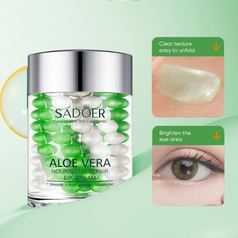 Comfort Hydrating Aloe Vera Eye Cream, Eye Moisturizer for Smoothing Dry Eye Skin, Personal Eye Care Product for Women