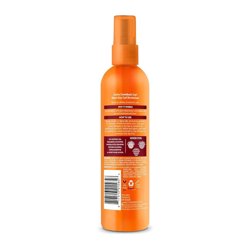 Cantu Comeback Next Day Curl Revitalizer, 12 Fluid Ounce Atlas Ethnic