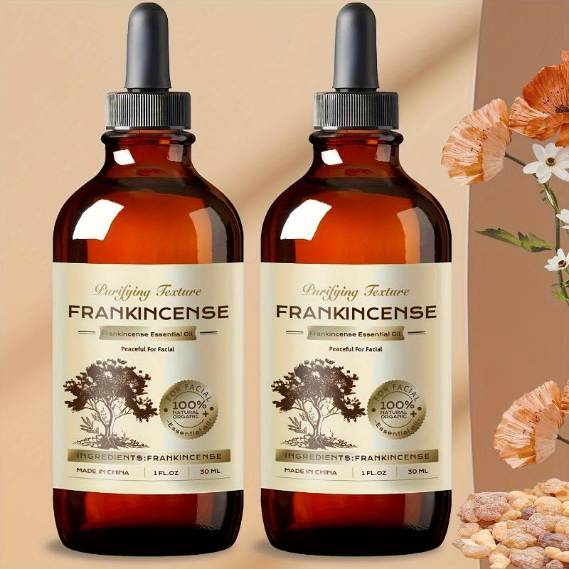 Premium Frankincense Essential Oil Duo - Conditions And Evens Skin Tone, Relieves Sore Muscles, Naturally Soothes And Relieves Stress - Premium Multi-Purpose Face And Body Oil