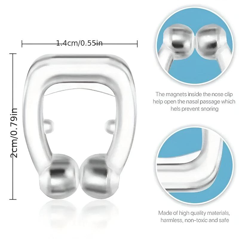 Magnetic Anti-Snoring Nose Clip – Non-Invasive Snore Stopper for a Quiet Night's Sleep