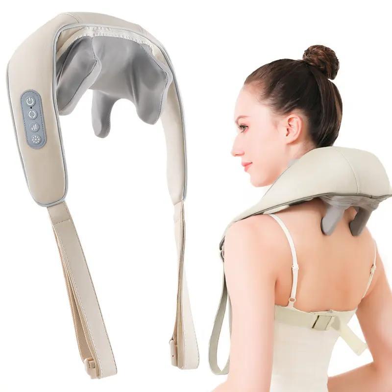 Electric Neck & Back Massager, Portable Handheld Neck Massager, Neck & Back Massage Pillow for Neck, Back, Shoulder, Foot, Leg