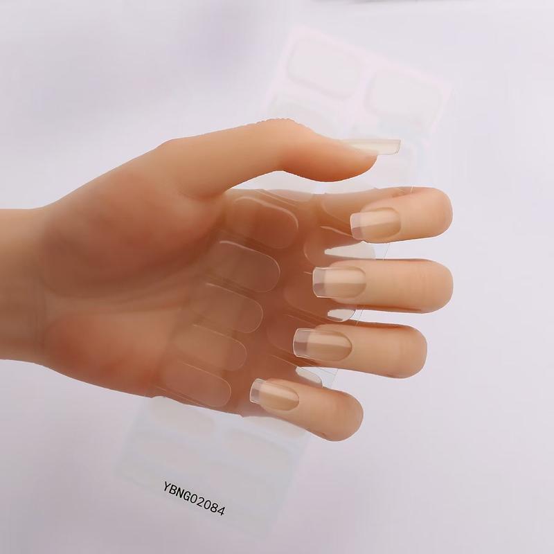 Gel Nail Stickers Semi-curing Heating Lamp Hardening Nail Sticker