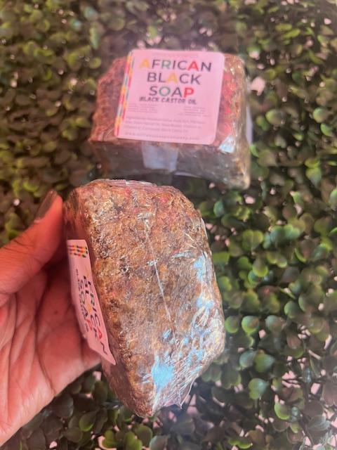 Raw African Black Soap