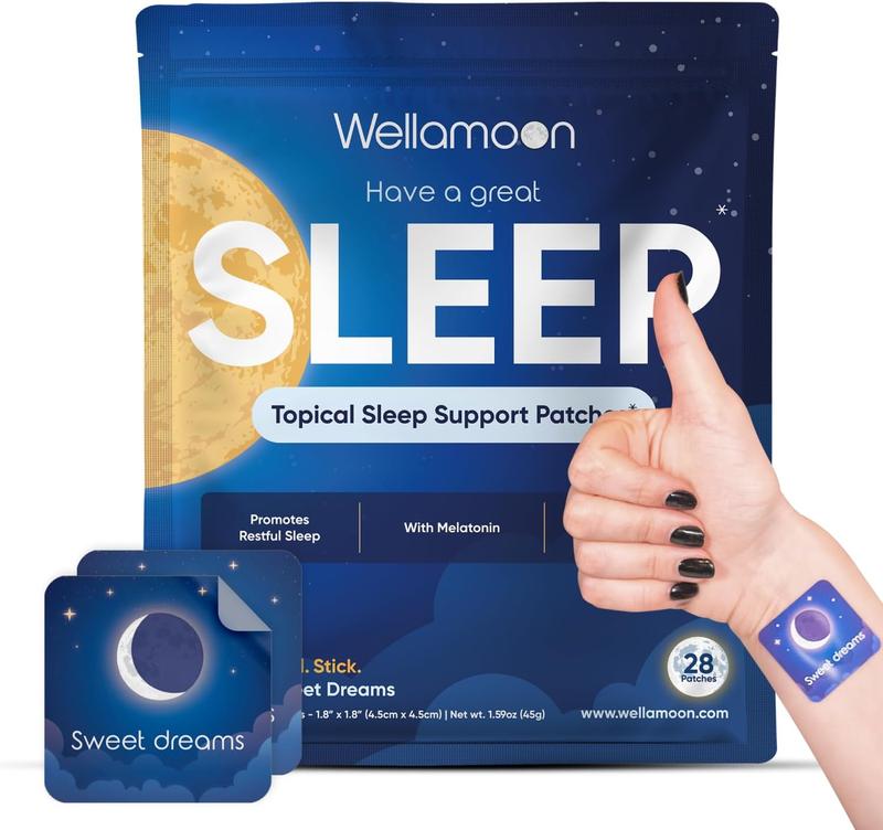 Original Sleep Patches for Adults Extra Strength | Easy-to-Apply Sleep Patch with Melatonin & Valerian | Relax & Wake Up Refreshed | Long-Lasting Night Comfort for Men & Women | 28 Patches