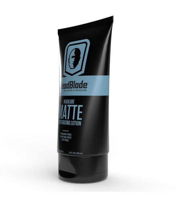 HeadBlade HeadLube Matte Moisturizer Lotion for Men (5 oz) - Leaves Head Smooth and Grease-Free, free Head Shaving Experience - Stay Refreshed and Hydrated with this Specially Designed Head Moisturize Aftershave Aloe