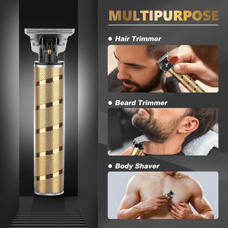 Hair Trimmer & Beard Trimmer for Men Professional, Electric Razor Shavers for Men, Zero Gapped T Blade Edgers Liners, Barber Clippers for Hair Cutting Mustache Facial, Mens Gifts