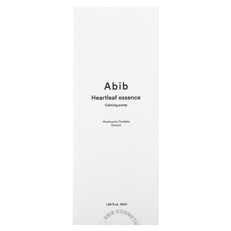 Abib Heartleaf Essence, Calming Pump, 1.69 fl oz (50 ml)