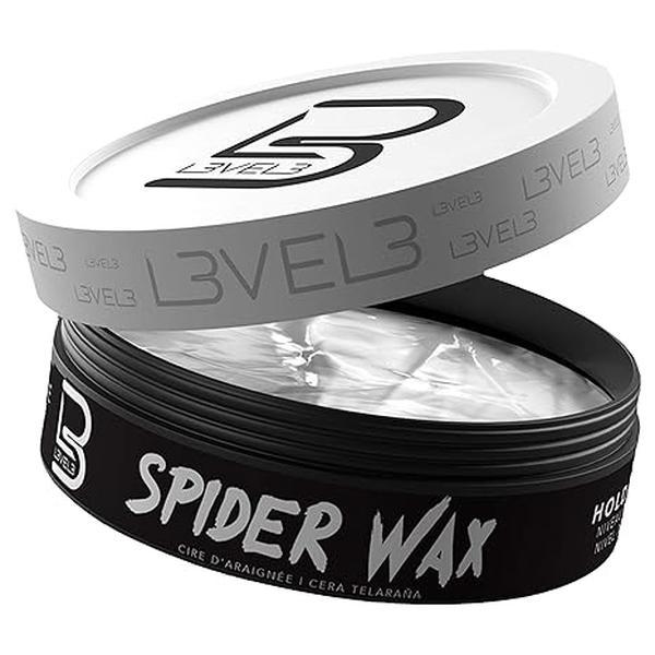 L3 Level 3 Spider Wax - Long Lasting and Strong Hold Improve your Hair Volume and Texture - Level Three Hair Wax for Men Gel Haircare