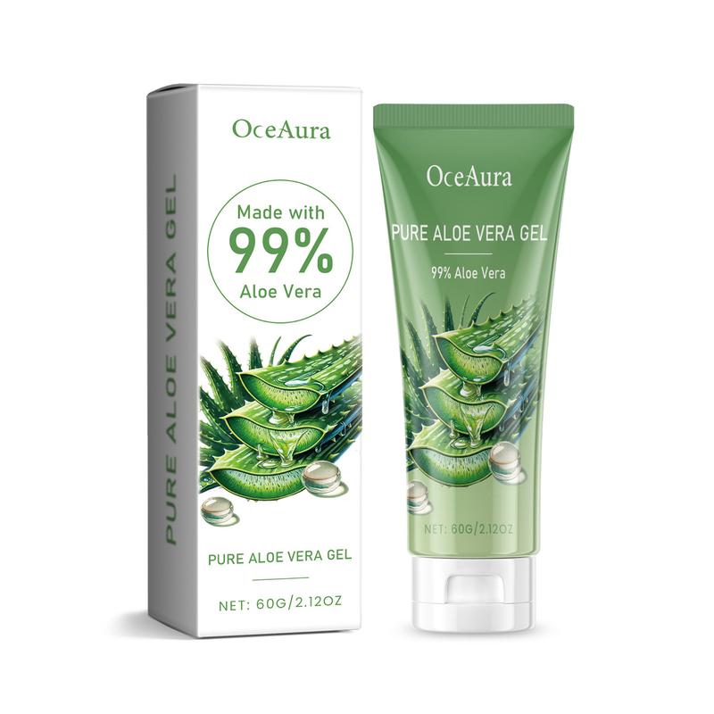 OceAura Aloe Vera Skin Care Gel Facial Hydrating Moisturizing Acne Skin Moisturizing Soothing Aloe Vera Gel Moisture Moisturizer