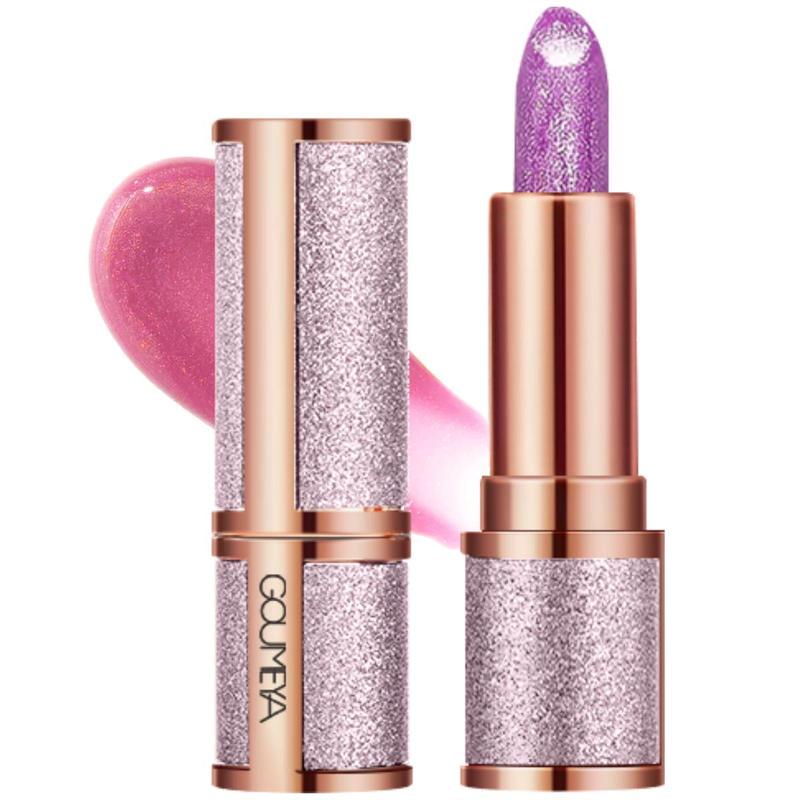 Glitter Lip Gloss, Long Lasting Shimmering Lipstick, Tinted Moisturizing Lip Gloss, Glossy Lip Stick, Plumping Lip Oil Lip Stick for Girls & Women